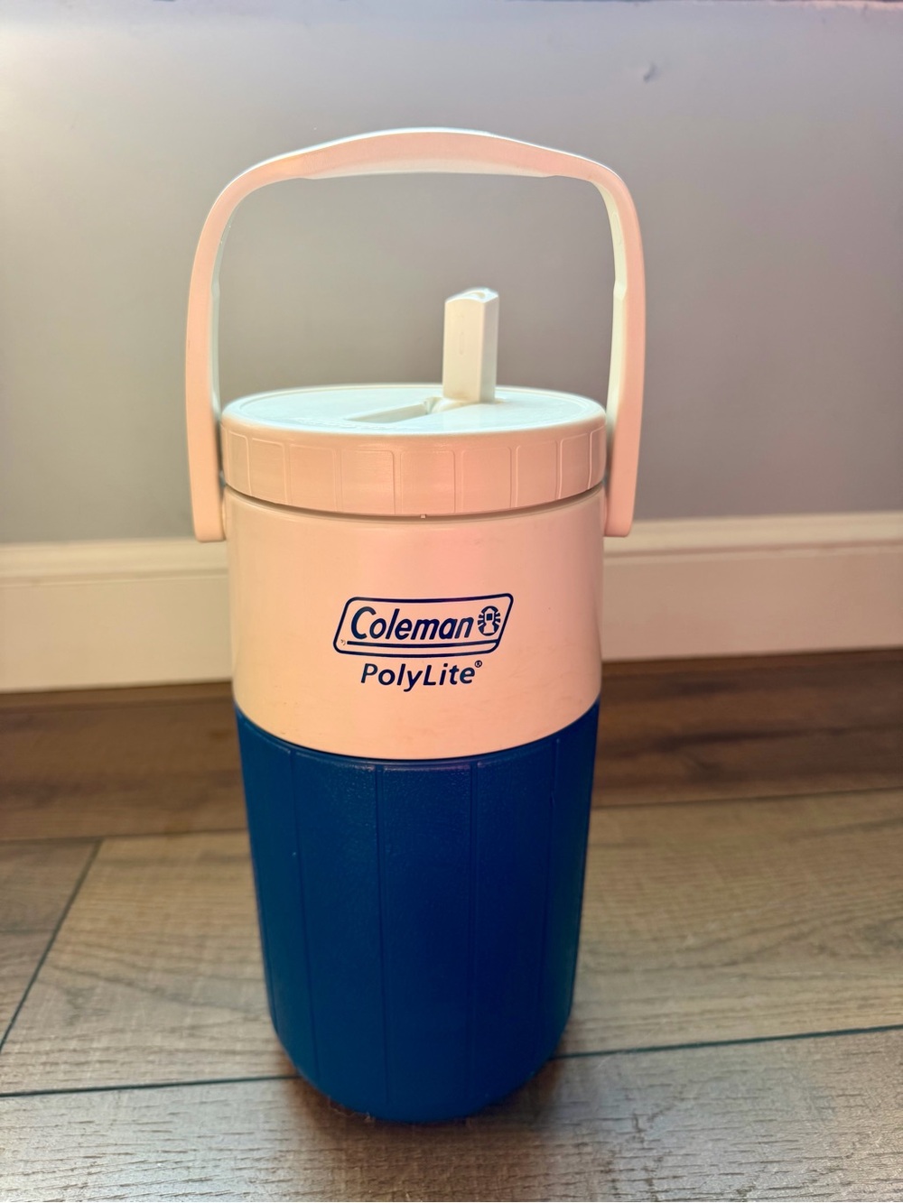 Vintage Coleman PolyLite 1-Gallon Insulated Water Jug Model 5590